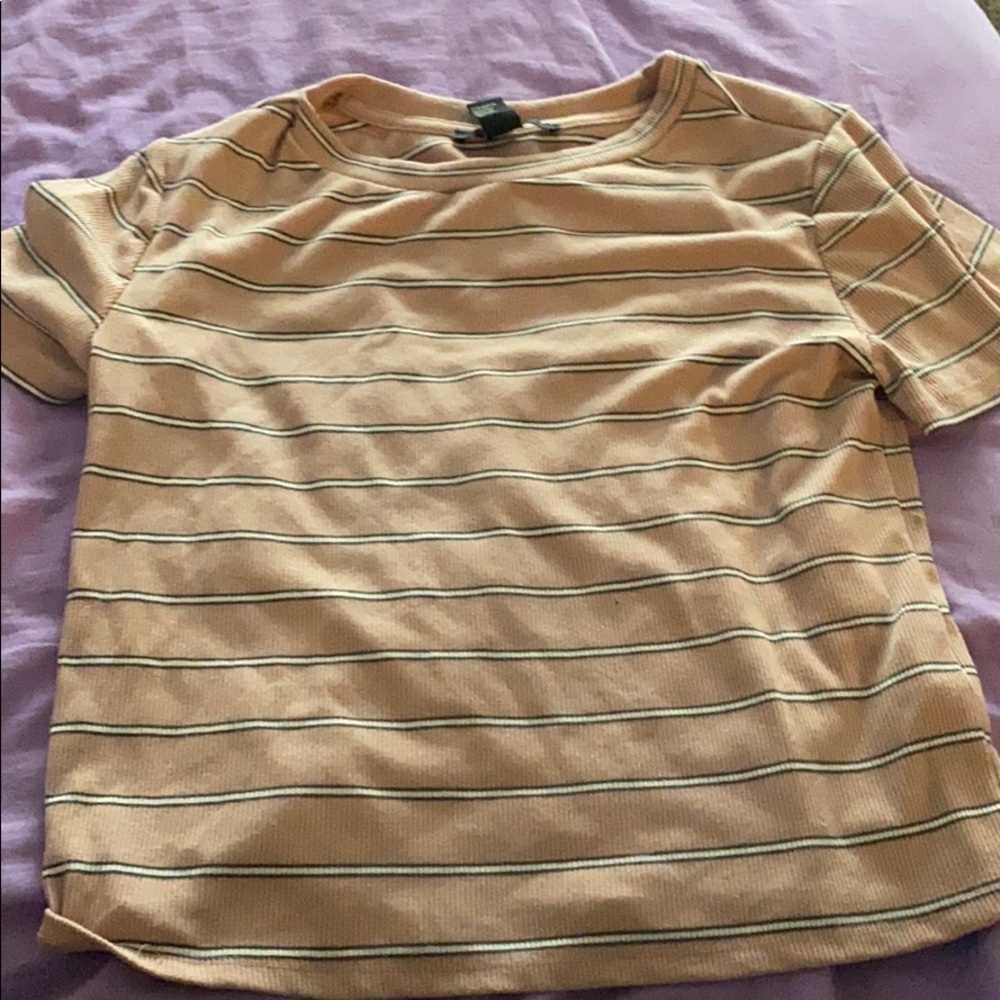light pink crop top